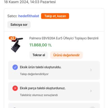 Eksik Teslimat Ve Müşteri Hizmetleri Sorunu