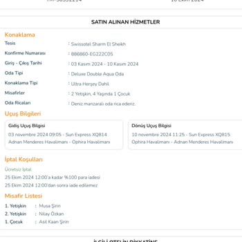 Tatil.com İle Oda Rezervasyonu Sorunu