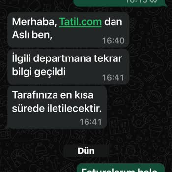 Tatil.com İle Oda Rezervasyonu Sorunu