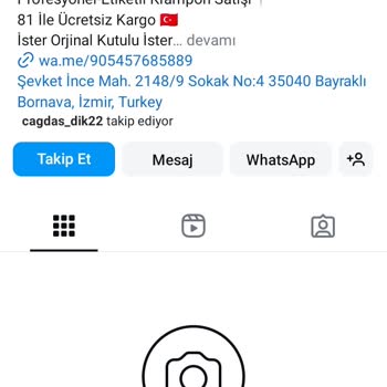 Krampon Siparişim Nerede?