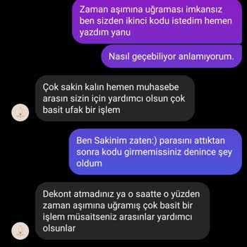 İade Edilmeyen Para Ve Engellenme Sorunu