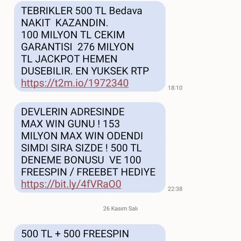 Vaycasino Sürekli Gelen Rahatsız Edici Mesajlar