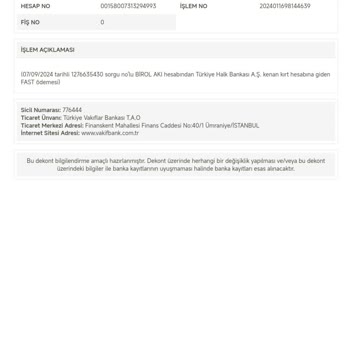 Yanlış EFT İşlemi Sonrası Mağduriyet