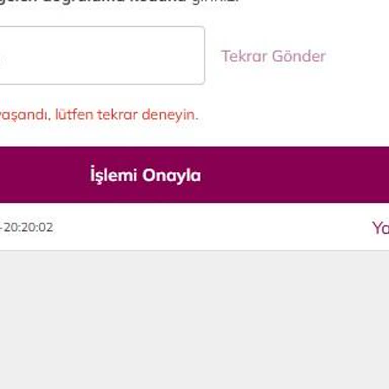 Bilgisayardan Alışverişte Sürekli Sistem Hatası