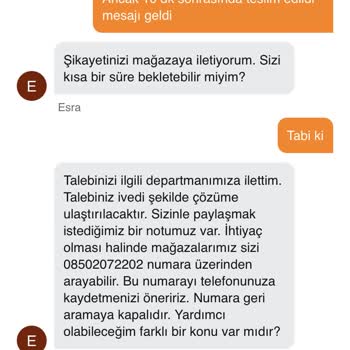 Migros Sanal Market Siparişi Teslim Edilmedi