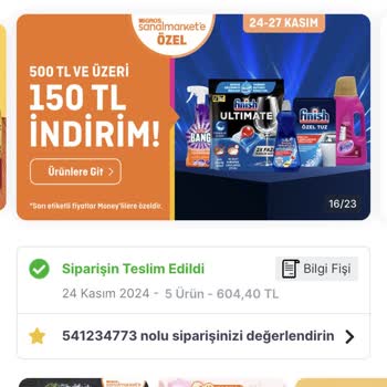 Migros Sanal Market Siparişi Teslim Edilmedi