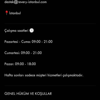 Revery İstanbul Sipariş Süreci!