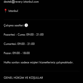 Revery İstanbul Sipariş Süreci!