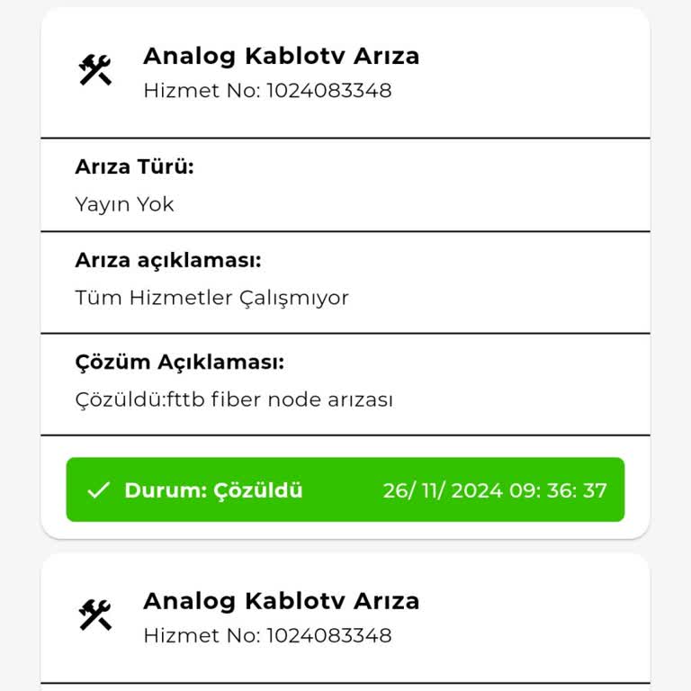 Uzun Süreli Hizmet Kesintisi Ve Çözülmeyen Arıza Sorunu