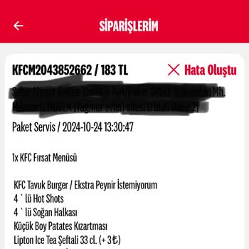 Siparişim Yanlış Geldi Ve İade Yapılmadı