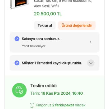 Teslim Edilmeyen Ürün Ve İade Sorunu
