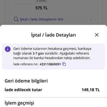 İndirimli Ürün Siparişimin Haksız İptali