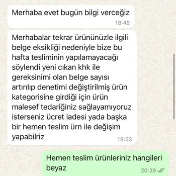 Teslim Edilmeyen Ürün Ve Kötü Müşteri Hizmeti