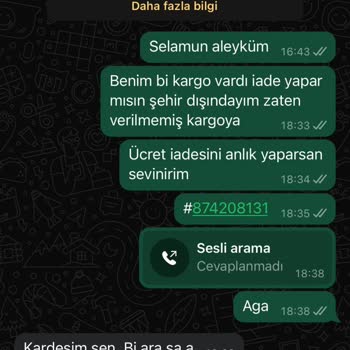 Kargolanmayan Ürün Ve Tehditkar Satıcı