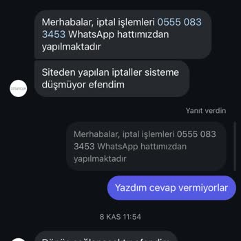 Kaban Siparişi Ve İade Sürecinde Yaşanan Sorunlar