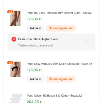 Eksik Gönderilen Ürünler Ve Olumsuz Müşteri Hizmetleri Deneyimi