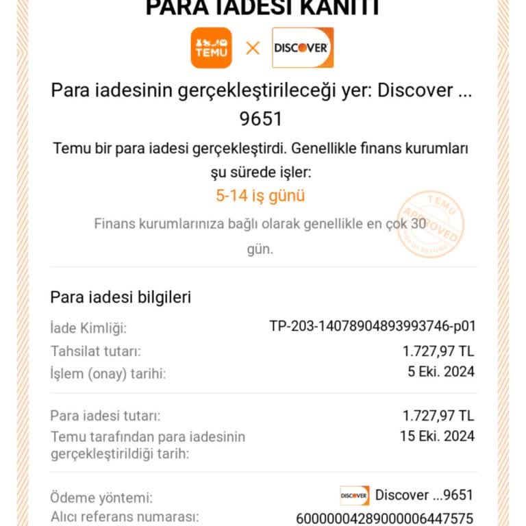 Ziraat Bankası Ve Temu Arasında Kaybolan İade