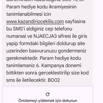 Kazandığım 500 TL'nin Teslim Edilmemesi