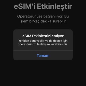 Turkcell E-Sim Aktivasyon Sorunu Ve Müşteri Hizmetleri Erişimsizliği