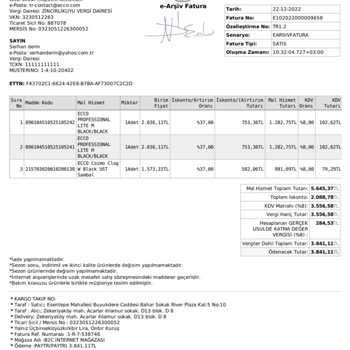Ecco Türkiye'nin Garanti Kapsamındaki Ürün Hatasını Reddetmesi