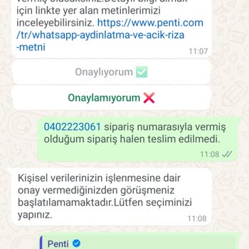 Sipariş İptali Ve İletişim Eksikliği Mağduriyeti
