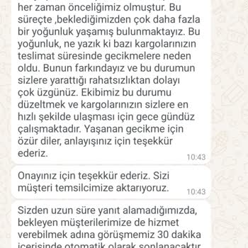 Sipariş İptali Ve İletişim Eksikliği Mağduriyeti