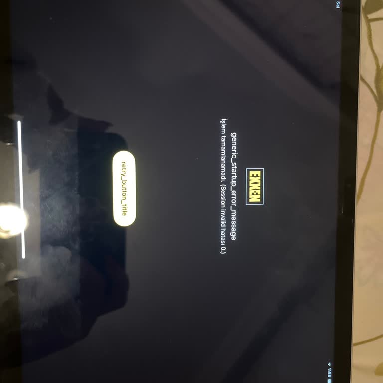 Yeni İpad'de Exxen Uygulama Sorunu