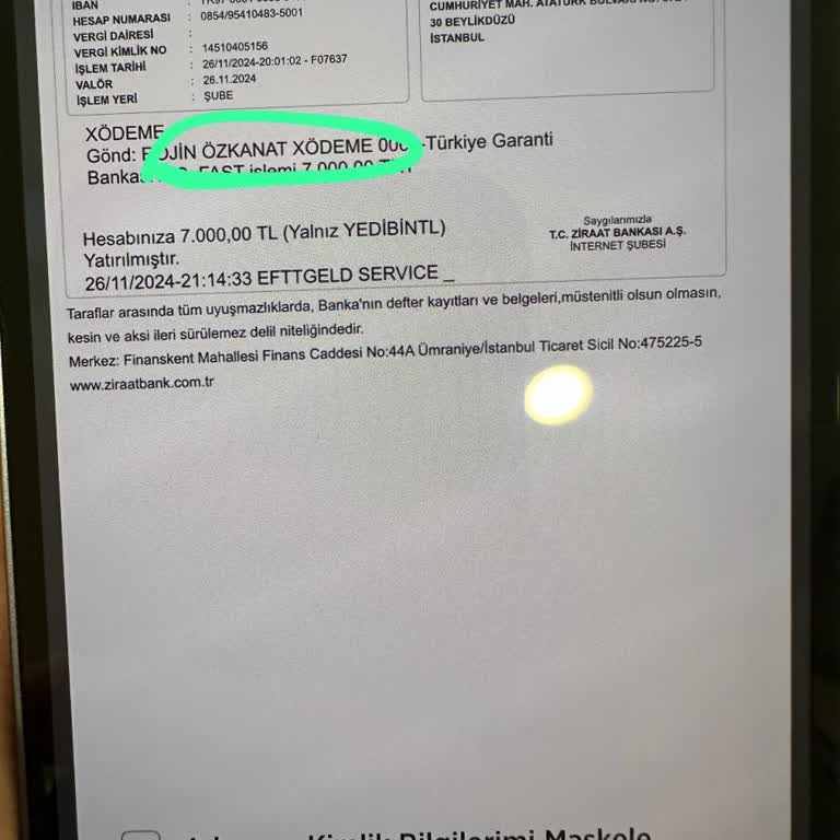 Ödeme Prosedüründeki Değişiklik Kafamı Karıştırdı