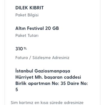 Turkcell Sim Kart Teslimat Sorunu Ve İptal Talebi