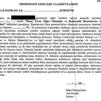 Promosyon İadesi Ve Bankanın Yanlış Uygulamaları