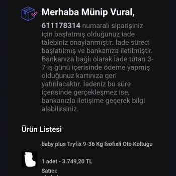 İade Tutarı Hala Kartıma Yansımadı!