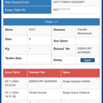 Kargo Teslimatında Sürekli Gecikme Ve Yanlış Yönlendirme