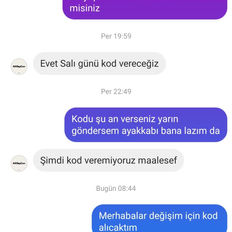 Shopier'den Aldığım Ayakkabının Değişim Sürecinde İletişim Sorunları