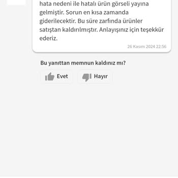 Yanlış Ürün Gönderimi: Beklenen Kaban Yerine Gömlek