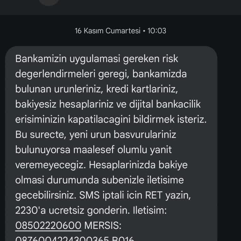 Hesabım Sebepsiz Yere Kapatıldı Ve Kötü Hizmet Aldım