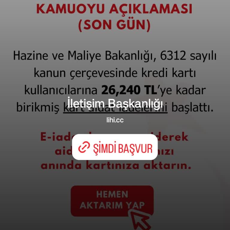 E-Devlet Görünümlü Yanıltıcılık Tuzağı!