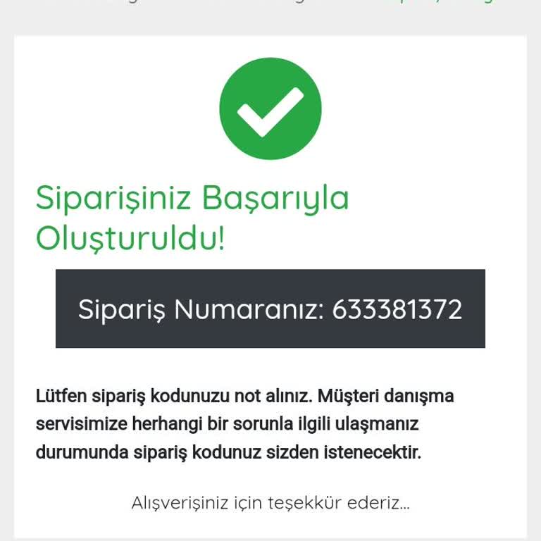 Yanıltıcı Sipariş Deneyimi Ve İletişim Sorunu