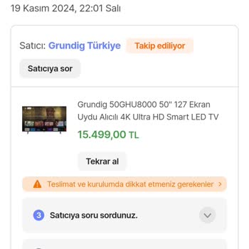 Kayıp Sipariş Ve İletişim Sorunu