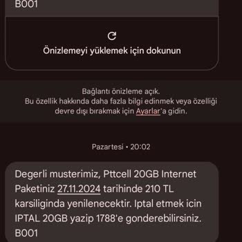 Yanlış Tanımlanan İnternet Paketi Ve Çözüm Eksikliği