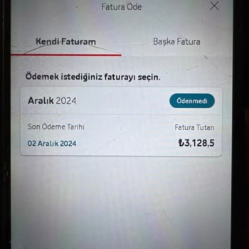 Yanlış Fatura Tutarı Ve Müşteri Hizmetleri Sorunu