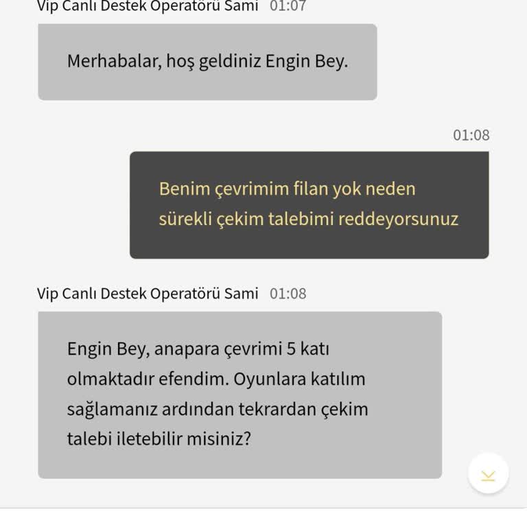 Çekim Talebi Ve Çevrim Şartları Hakkında Haksızlık
