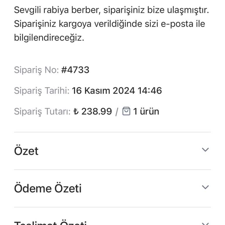 13 Günlük Siparişin Kargo Sorunu Ve İlgisizlik
