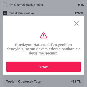 Saatlik Kiralamada Israrcı Provizyon Hatası
