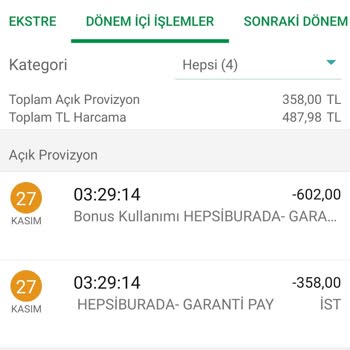 Sipariş Görünmüyor, Para Çekildi