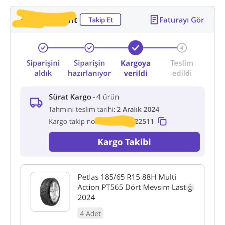 Sürat Kargo Çatalca Şubesi Teslimat Sorunu