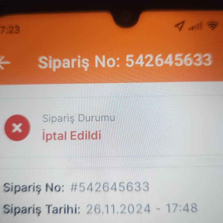 Migros Sanal Market'te Tekrarlayan Sipariş İptalleri