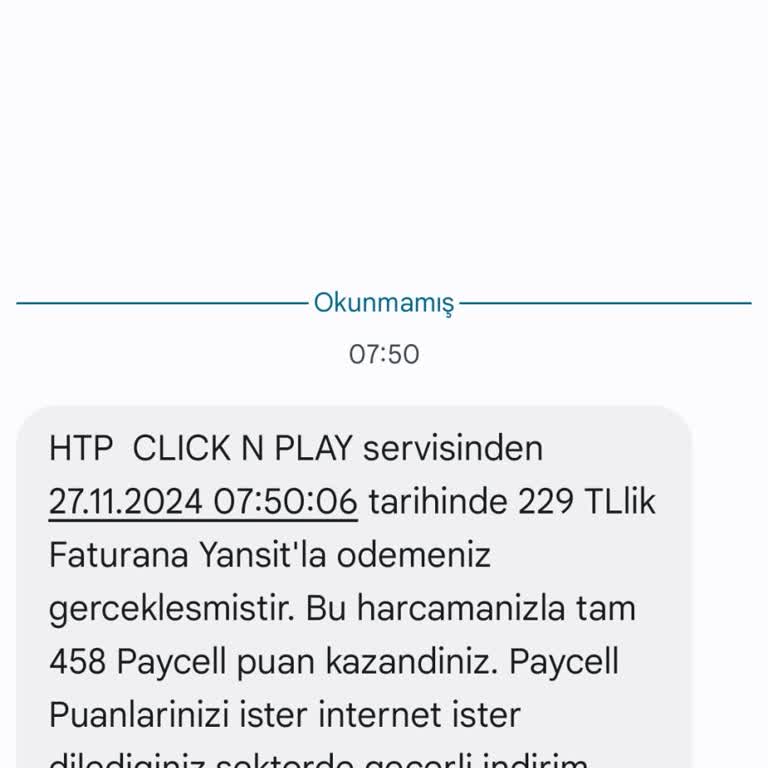 Faturamda Belirsiz Ücret Ve Abonelik Sorunu