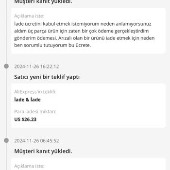 Aliexpress Arızalı Ürün İadesinde Zorla Tahsilat Sorunu