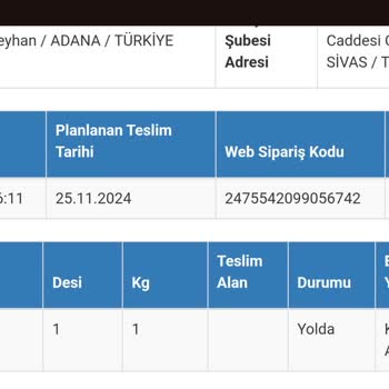 Sürat Kargo'nun Geciken Teslimatı: Kargom Sivas Yolunda Kayboldu
