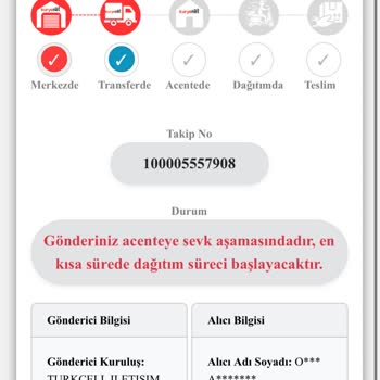 Kargoda Yaşanan Gecikme Ve İletişim Sorunları
